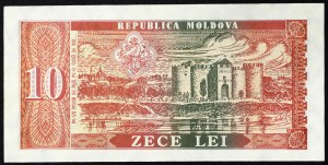 Moldavie, République (1992-date), 10 Lei 1993