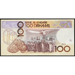 Maroko, Království, Hassan II (1381-1420 AH) (1962-1999 AD), 100 dirhamů 1987