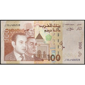Mohammed VI. (1420 AH) (1999 AD), 100 Dirhams 2002
