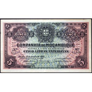 Mozambik, administracja portugalska (1877-1975), 5 Libras 15/01/1934