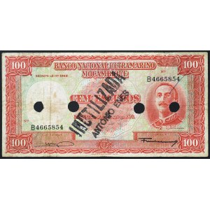 Mosambik, portugalská správa (1877-1975), 100 escudos 1958