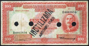 Mozambique, Portuguese Administration (1877-1975), 100 Escudos 1958