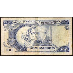 Mozambique, Portuguese Administration (1877-1975), 100 Escudos 23/05/1972