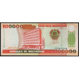 Mozambico, Repubblica (1975-data), 100.000 Meticais 1994