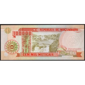 Mozambik, republika (1975-dátum), 100 000 meticais 1994