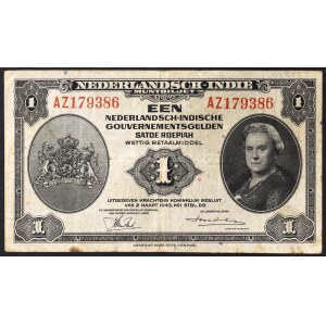 Niederlande Indie, Königreich der Niederlande (1817-1949), 1 Gulden 02/03/1943