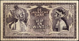 Nizozemsko Indie, Nizozemské království (1817-1949), 25 guldenů 1939