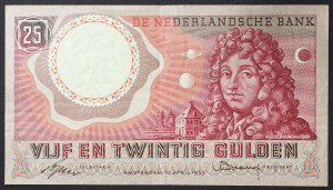 Netherlands, Kingdom, Julianna (1948-1980), 25 Gulden 10/04/1955