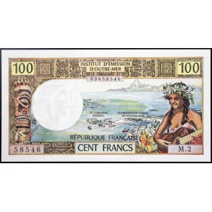 New Hebrides, French/British Condominium (1906-1980), 100 Francs 1970