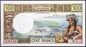 Nouvelles Hébrides, Condominium franco-britannique (1906-1980), 100 Francs 1970
