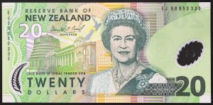 Nový Zéland, Stát (1907-data), 20 dolarů 2003