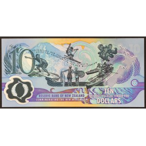 Nový Zéland, Stát (1907-data), 10 dolarů 2000