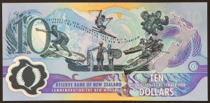 New Zealand, State (1907-date), 10 Dollars 2000