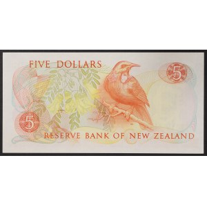 Nouvelle-Zélande, État (1907-date), 5 dollars 1981-92