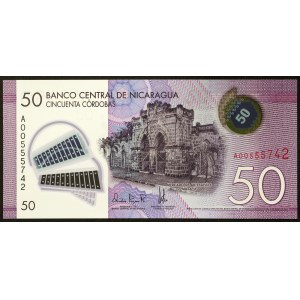Nicaragua, Republik (ab 1838), 50 Cordobas 26/03/2014