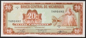 Nicaragua, Republic (1838-date), 20 Cordobas 1978