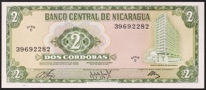 Nicaragua, Republik (1838-nach), 2 Cordobas 1972