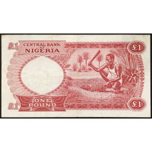 Nigeria, République fédérale (1960-date), 1 livre 1967