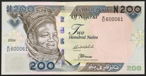 Nigeria, République fédérale (1960-date), 200 Naira 2004