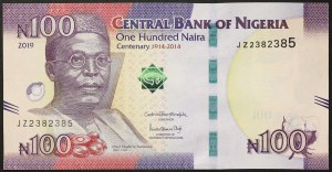 Nigeria, Republika Federalna (od 1960 r.), 100 naira 2019 r.