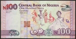 Nigéria, Federálna republika (1960-dátum), 100 naier 2019
