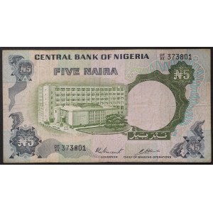 Nigeria, Federal Republic (1960-date), 5 Naira 1988