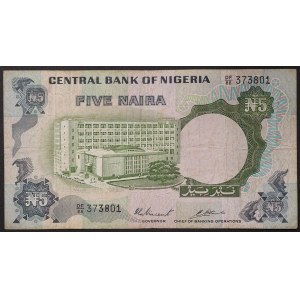 Nigeria, Republika Federalna (od 1960 r.), 5 naira 1988 r.