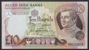 Irlande du Nord, République (1921-date), 10 livres 01/06/1988