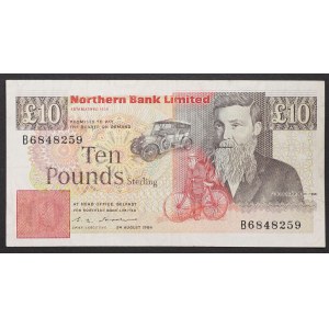 Irlandia Północna, Republika (od 1921), 10 funtów 24/08/1988