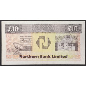 Northern Ireland, Republic (1921-date), 10 Pounds 24/08/1988