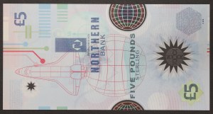 Northern Ireland, Republic (1921-date), 5 Pounds 08/10/1999
