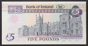 Northern Ireland, Republic (1921-date), 5 Pounds 05/09/2000