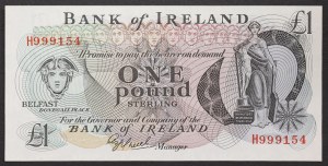 Irlande du Nord, République (1921-date), 1 livre 1980/89