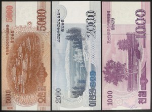 Corea del Nord, Repubblica Popolare Democratica (1948-data), Lotto 3 pezzi.
