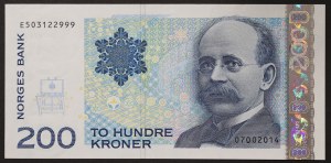 Norvegia, Regno, Harald V (1991-data), 200 corone n.d.