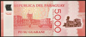 Paraguay, Republic, 5.000 Guaranies 2016