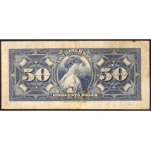 Peru, Republik (ab 1901), 50 Soles 28/09/1950