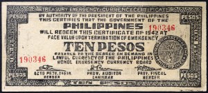 Philippinen, 10 Pesos 1942