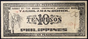 Filipíny, 10 pesos 1942