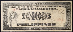 Filipiny, 10 peso 1942
