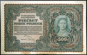 Polska, Rzeczpospolita (1916-1939), 500 Marek 23/08/1919