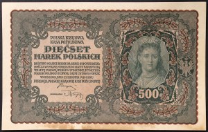 Poland, Republic (1916-1939), 500 Marek 23/08/1919