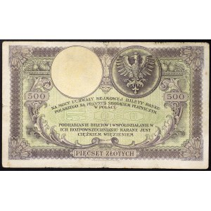 Polen, Republik (1916-1939), 500 Zlotych 28/02/1919 (1924)