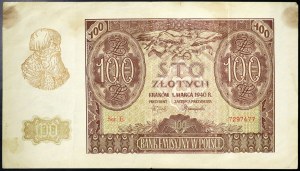 Pologne, Occupation allemande (1939-1944), 100 Zlotych 01/03/1940