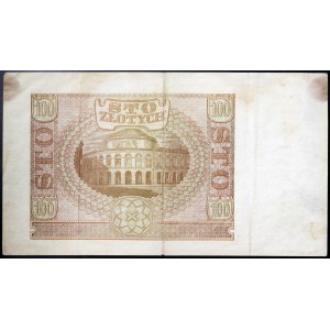 Poland, German Occupation (1939-1944), 100 Zlotych 01/03/1940