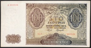 Poland, German Occupation (1939-1944), 100 Zlotych 01/08/1941