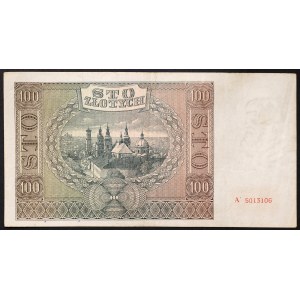 Polen, Deutsche Besatzung (1939-1944), 100 Zlotych 01/08/1941