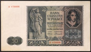 Poland, German Occupation (1939-1944), 50 Zlotych 01/08/1941