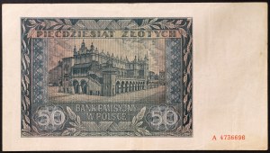 Polen, Deutsche Besatzung (1939-1944), 50 Zlotych 01/08/1941