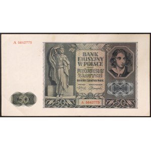 Pologne, Occupation allemande (1939-1944), 50 Zlotych 01/08/1941